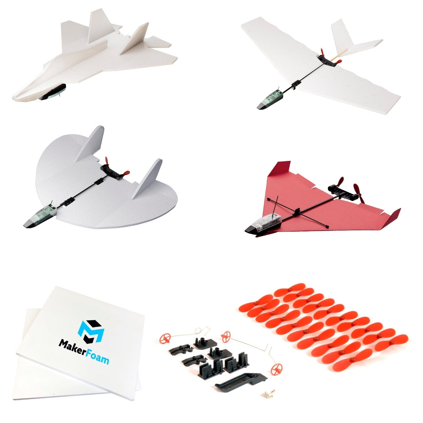 PowerUp 2.0 Paper Airplane Conversion Kit | Electric Motor for DIY Paper Planes